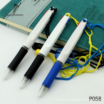 Factory Promotion Plastic 2 en 1 stylo cadeau encre couleur